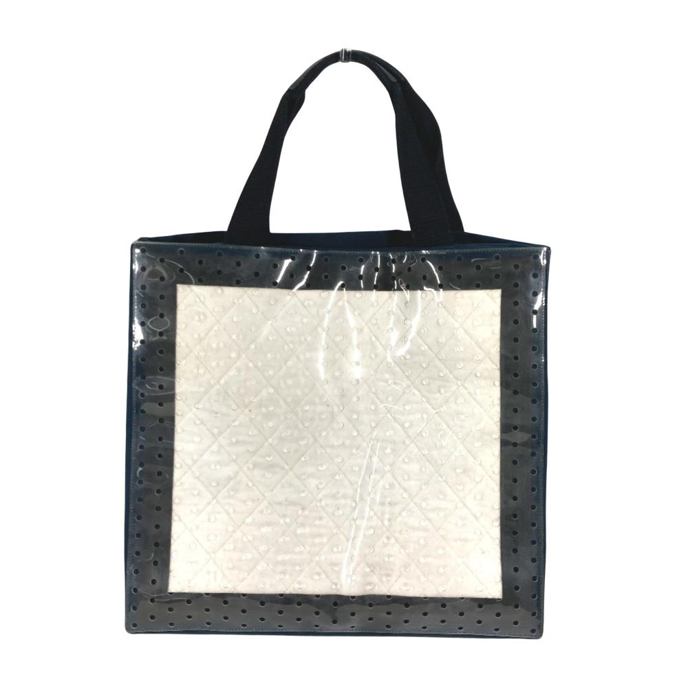 Multicolor Plastic Chanel Tote