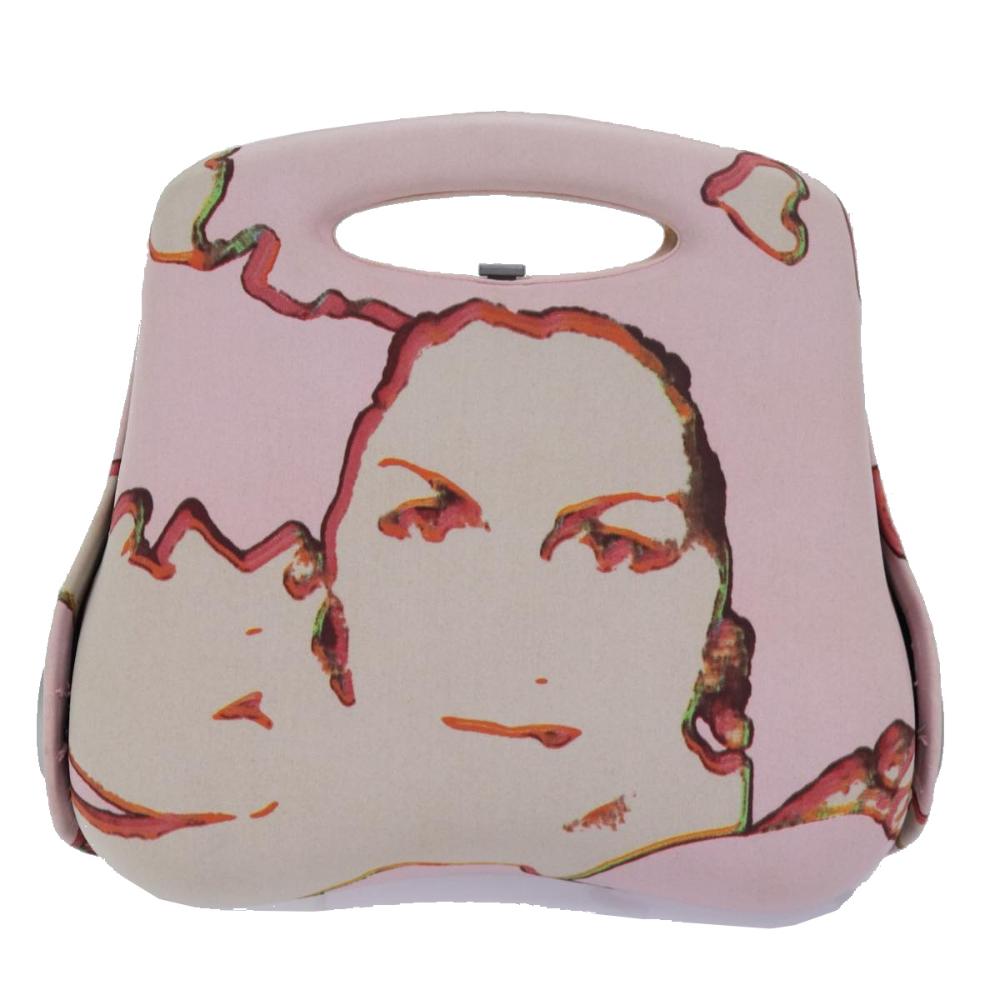 Pink Canvas Chanel Handbag