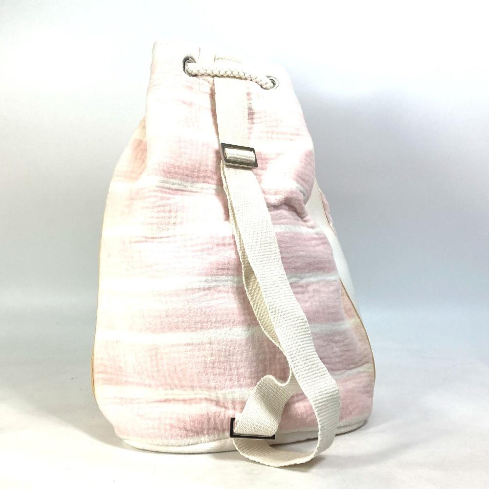 Pink Cotton Chanel Shoulder Bag