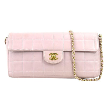 Pink Leather Chanel Chocolate Bar