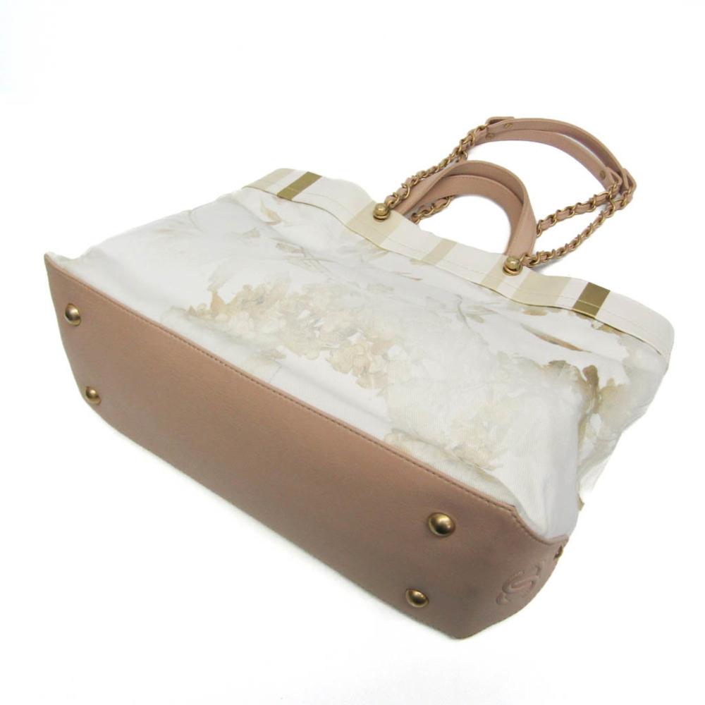 Pink Leather Chanel Handbag