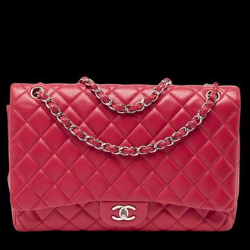 Red Leather Chanel Flap Bag