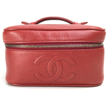 Red Leather Chanel Handbag
