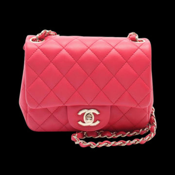 Red Leather Chanel Timeless