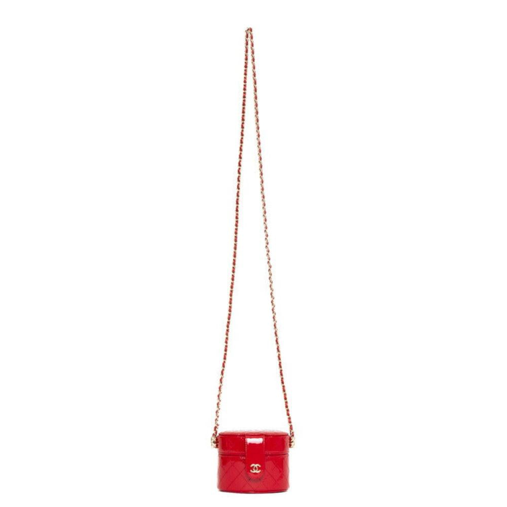 Red Leather Chanel Vanity