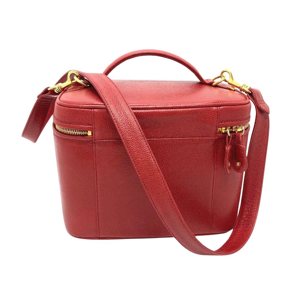 Red Leather Chanel Vanity