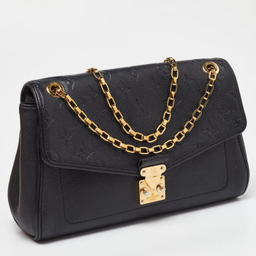 Louis Vuitton Black Monogram Empreinte Leather Saint Germain Pm Bag