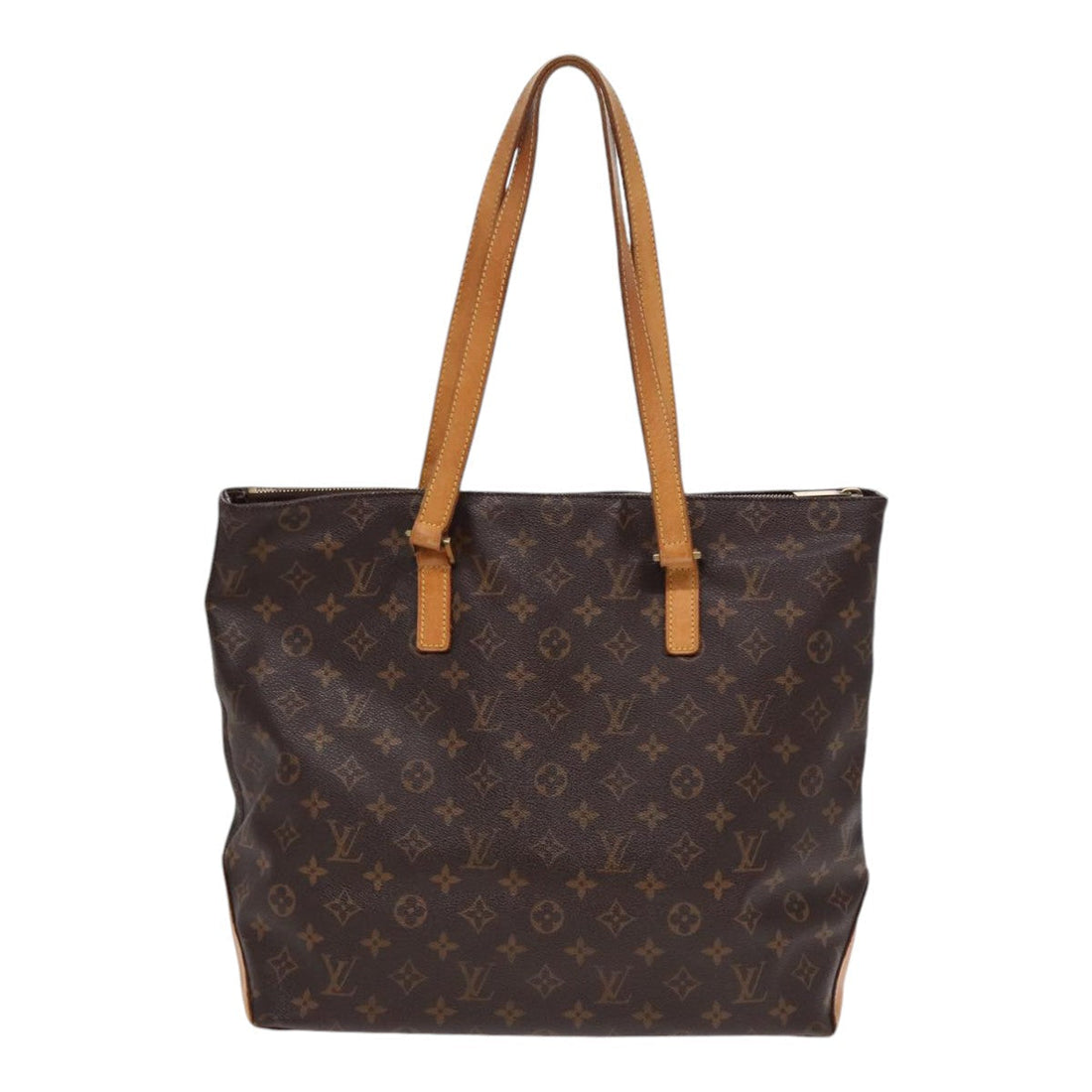 Louis Vuitton Cabas Mezzo  Leather Tote Bag