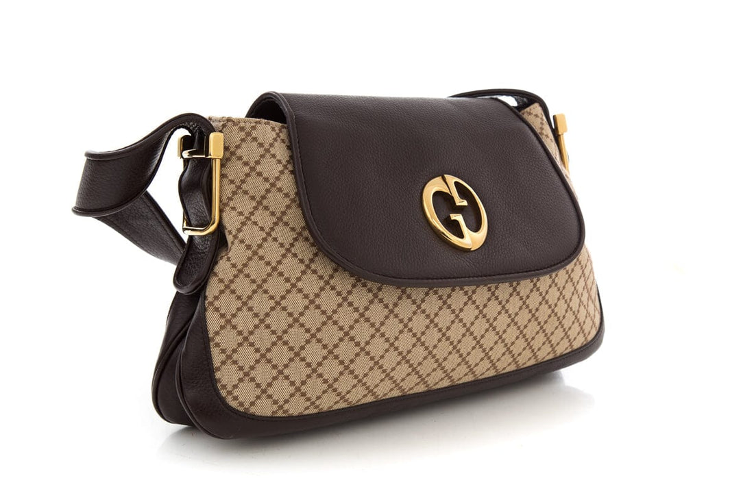 Gucci  Brown Damen Canvas Handbag