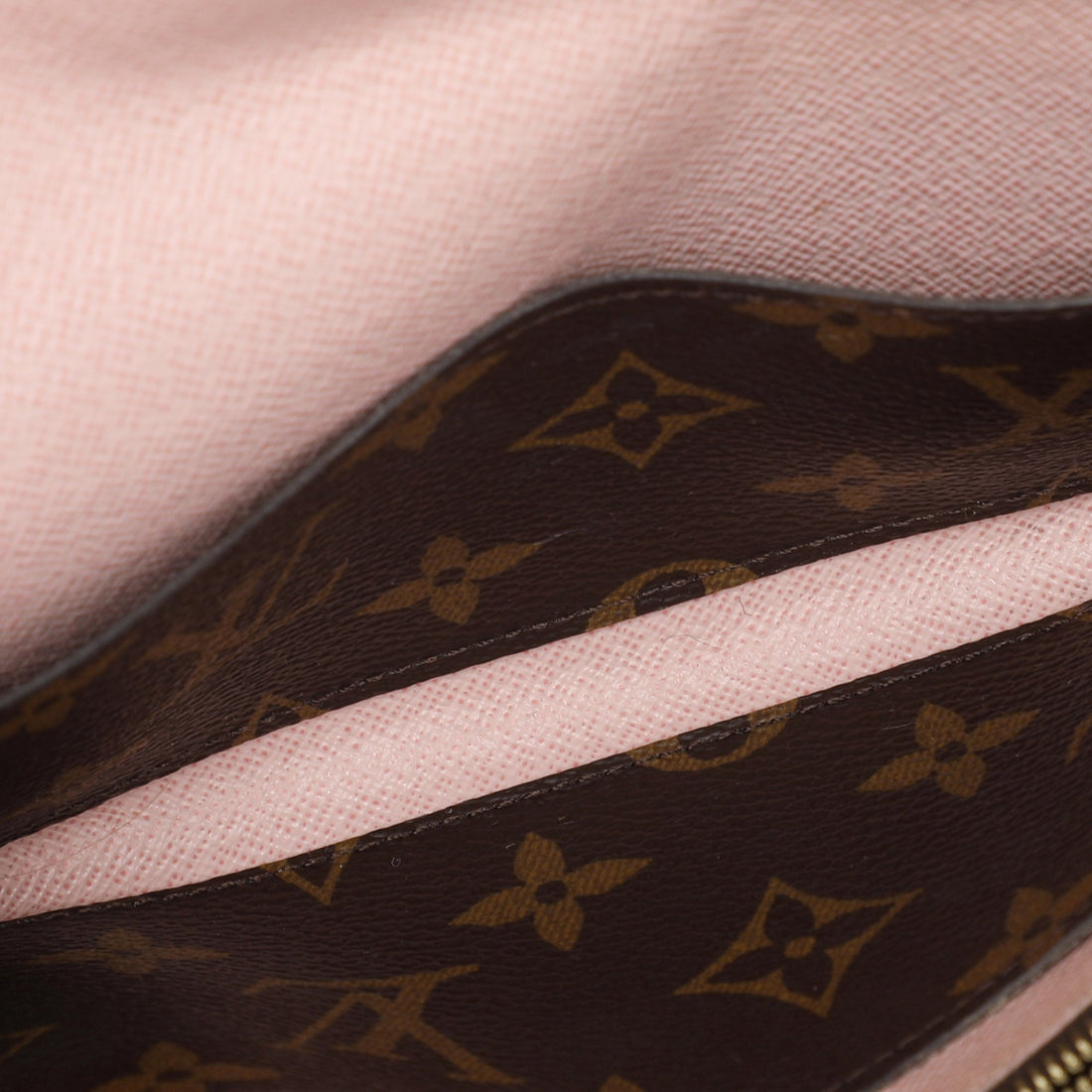 Louis Vuitton Monogram Canvas And Leather Emilie Continental Wallet