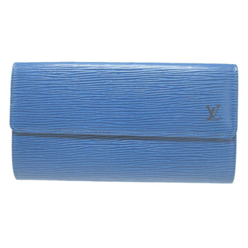 Louis Vuitton   Leather Long Wallet (Bi-Fold)
