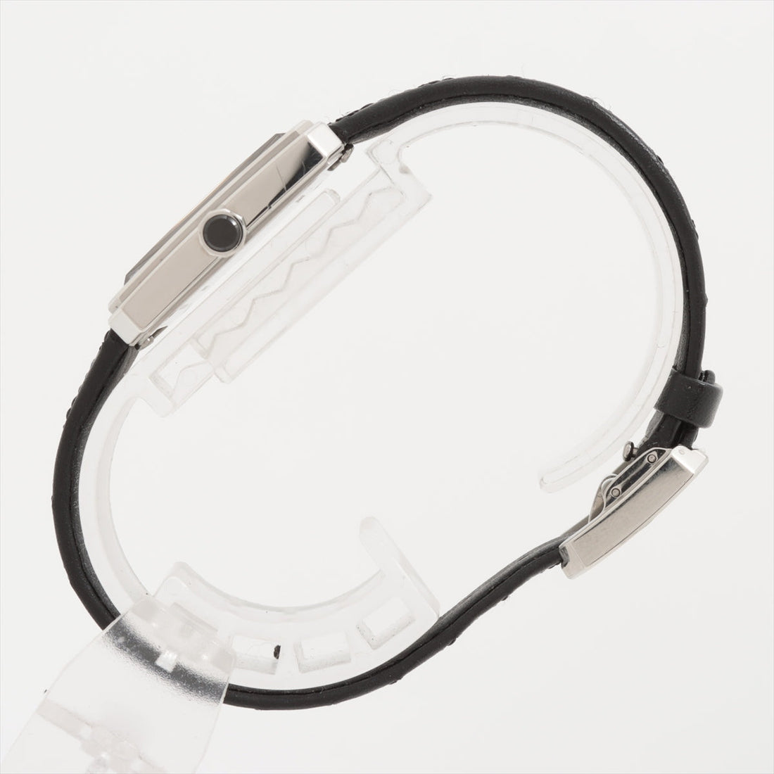 Chanel boyfriend H6955 SS x leather QZ silver no sign plate