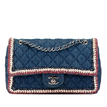 Chanel Denim Matelasse Coco no mark Chain Shoulder Bag