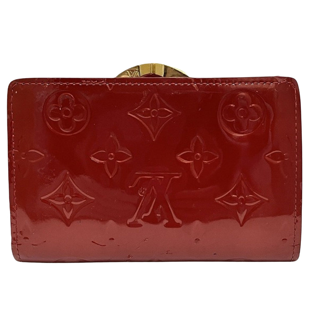 Louis Vuitton Viennois  Patent Leather Wallet
