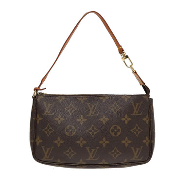 Louis Vuitton Pochette Accessoire  Canvas Clutch Bag