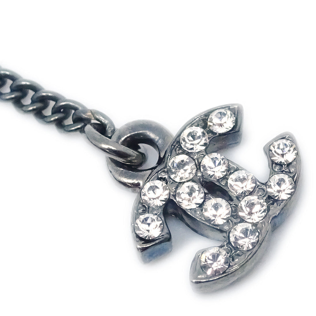 Chanel CC Necklace Black 10C