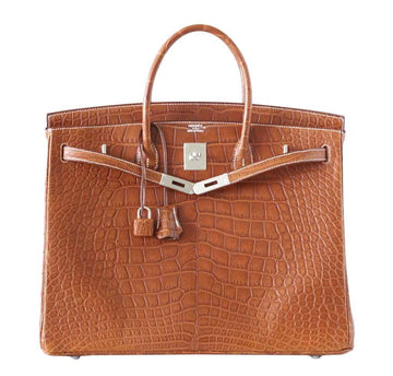 HermÃÂ¨s Birkin 40 Fauve Matte Alligator Bag