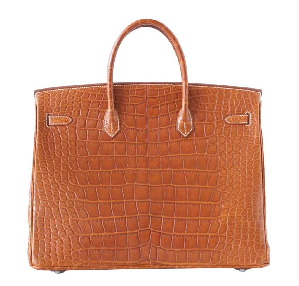 HermÃÂ¨s Birkin 40 Fauve Matte Alligator Bag