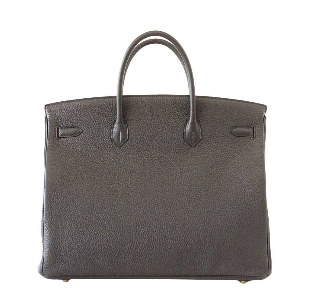HermÃÂ¨s Birkin 40 Plomb Togo Bag
