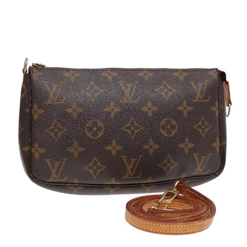 Louis Vuitton Pochette Accessoire  Canvas Clutch Bag
