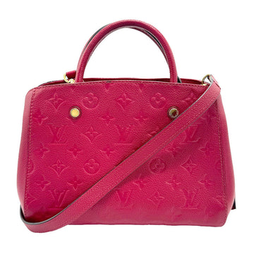 Louis Vuitton Montaigne  Leather Shoulder Bag