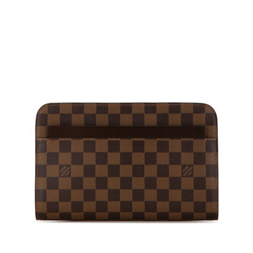 Louis Vuitton Saint Louis  Canvas Clutch Bag
