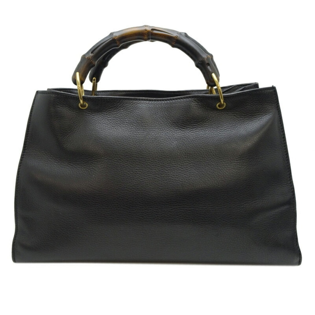 Gucci  Bamboo Leather Handbag Tote Bag ()