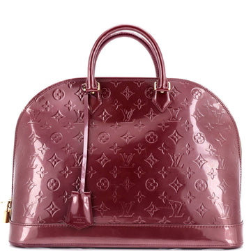 Alma Handbag Monogram Vernis GM