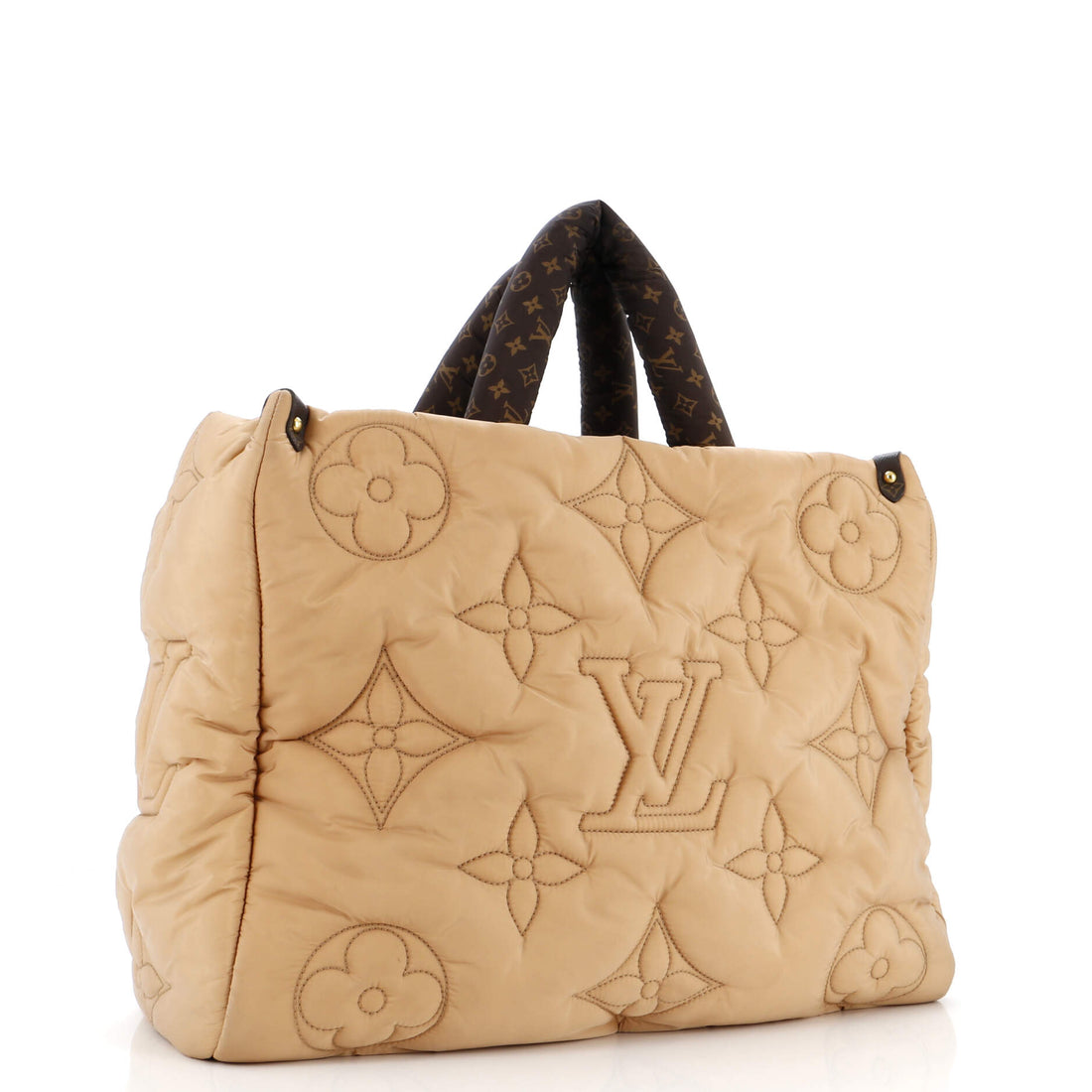 Pillow OnTheGo Tote Monogram Quilted Econyl Nylon GM