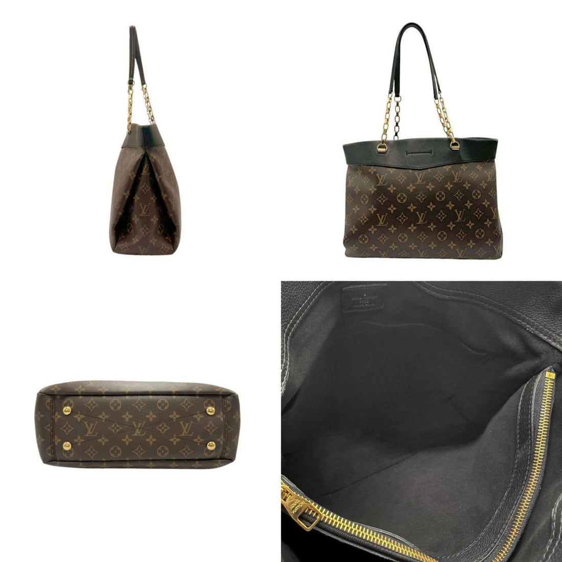 Louis Vuitton   Monogram Leather Shoulder Bag