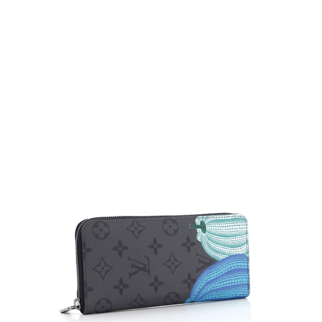 Zippy Wallet Yayoi Kusama Pumpkins Reverse Monogram Eclipse Canvas Vertical