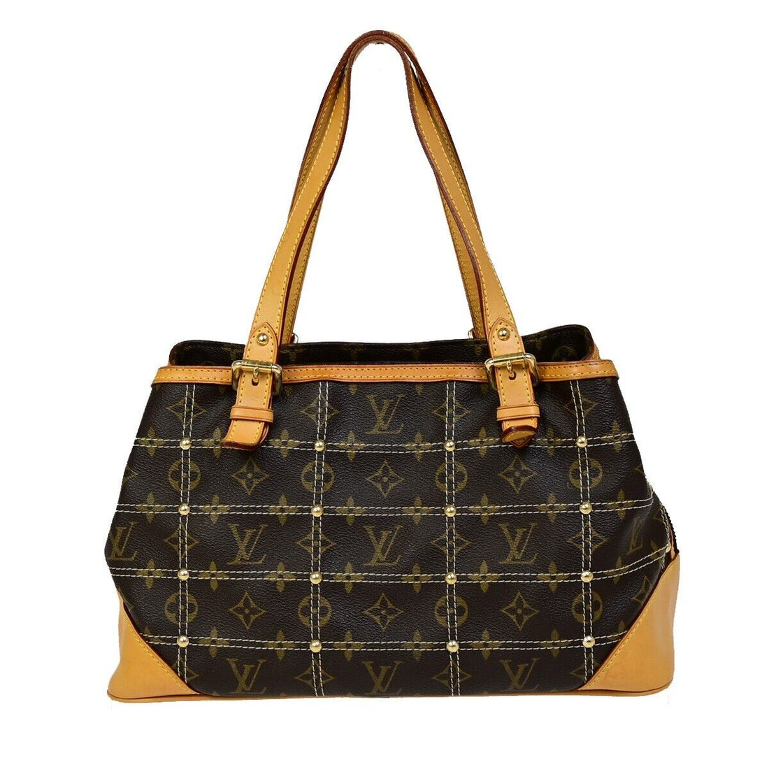 Louis Vuitton Rivets  Canvas Shoulder Bag