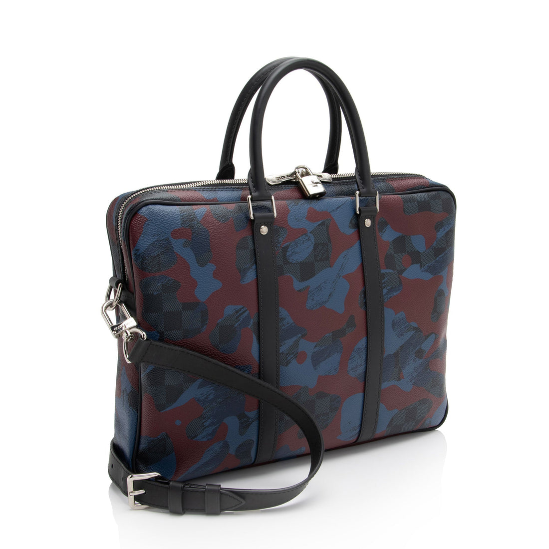Louis Vuitton Damier Cobalt Camouflage Porte-Documents Voyage PM Bag
