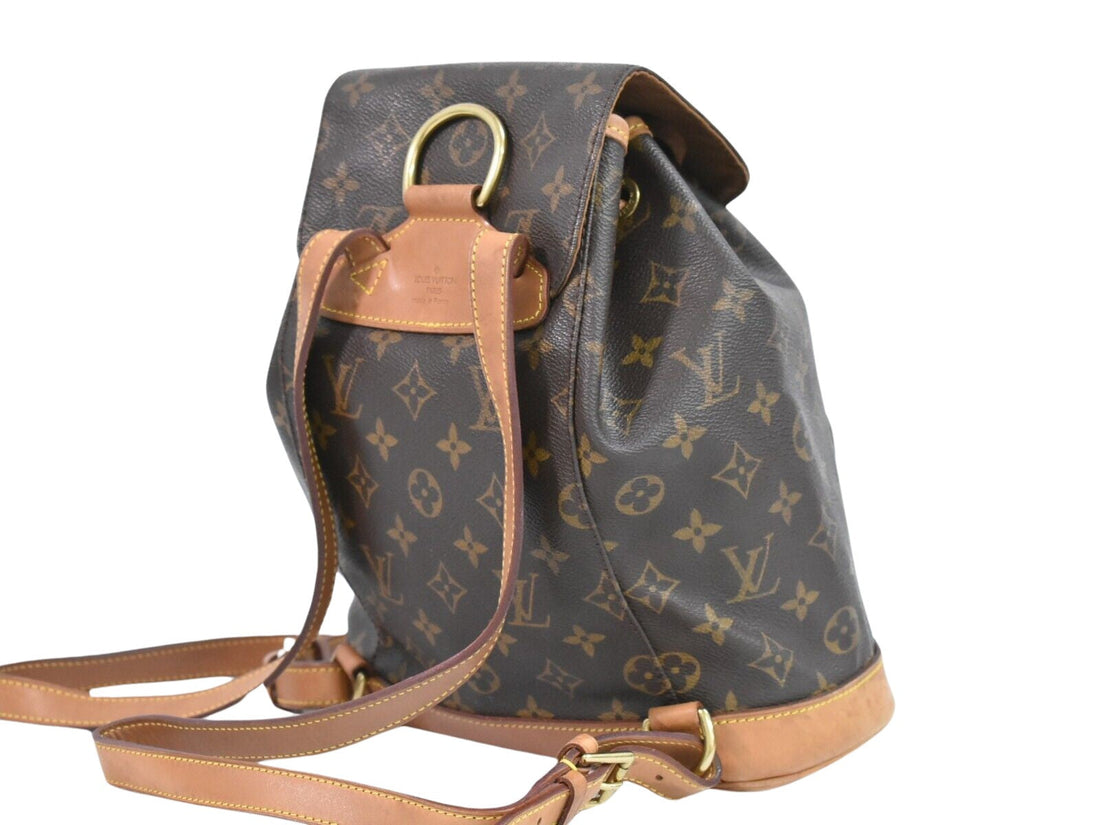Louis Vuitton Montsouris  Canvas Backpack Bag
