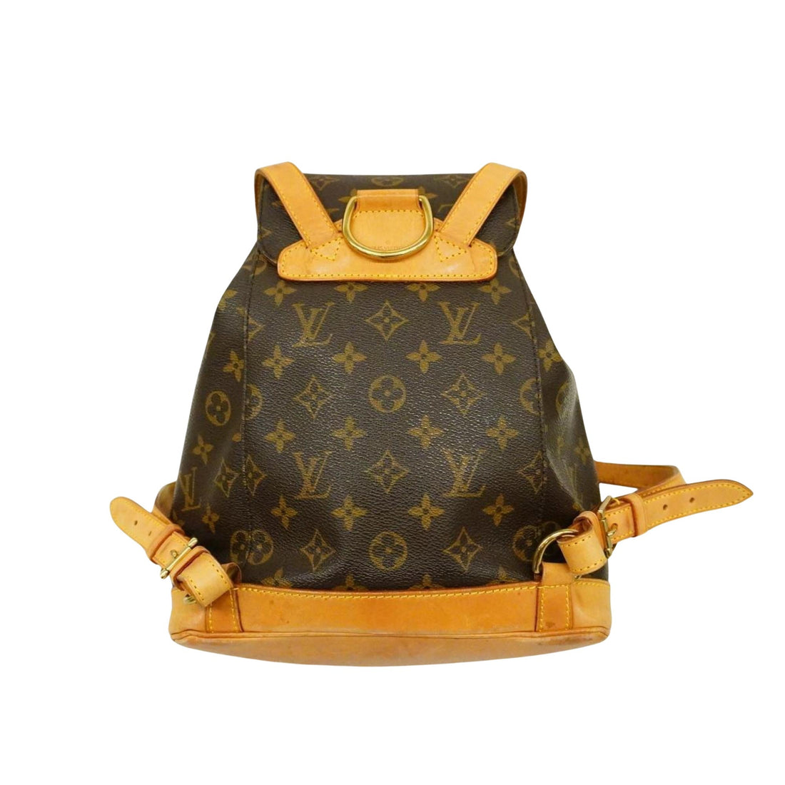 Louis Vuitton Montsouris Mm  Canvas Backpack Bag