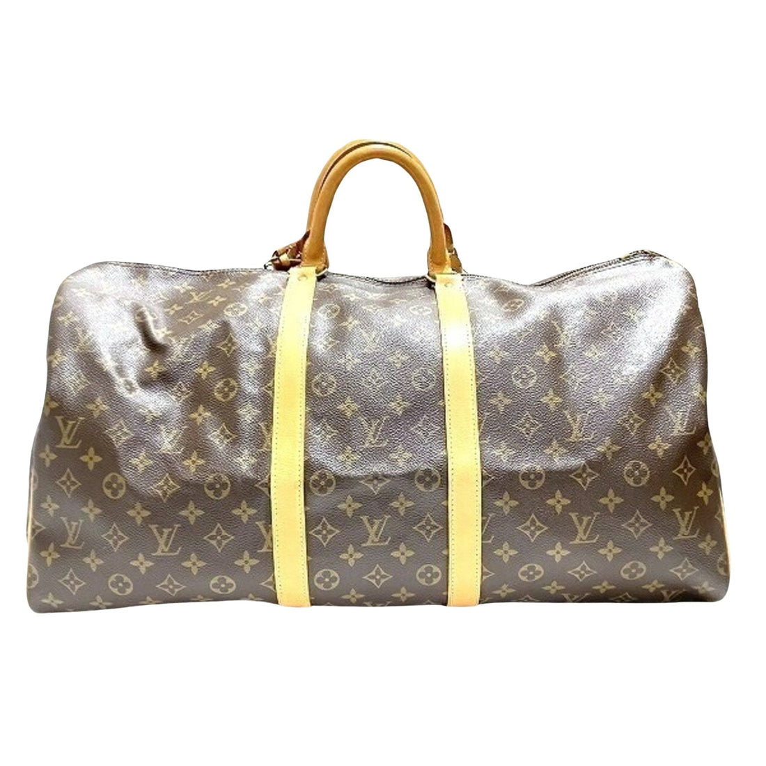 Louis Vuitton Keepall 55  Canvas Travel Bag