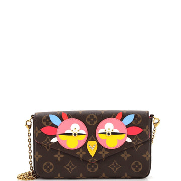 Felicie Pochette Limited Edition Lovely Birds Monogram Canvas