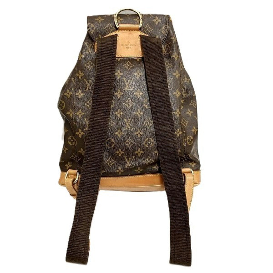 Louis Vuitton Montsouris Gm  Canvas Backpack Bag