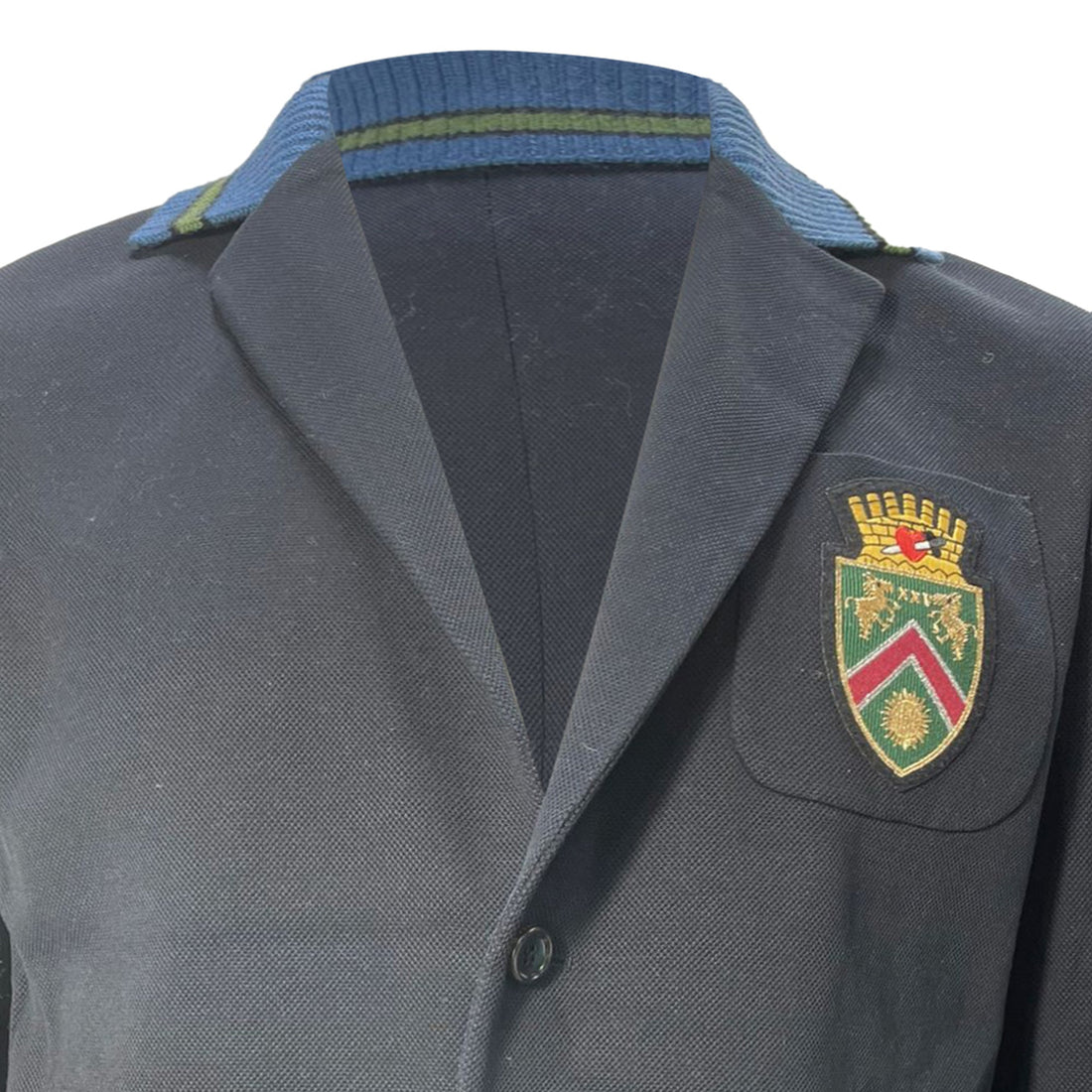 Gucci 2017 Crest Blazer in Black Cotton