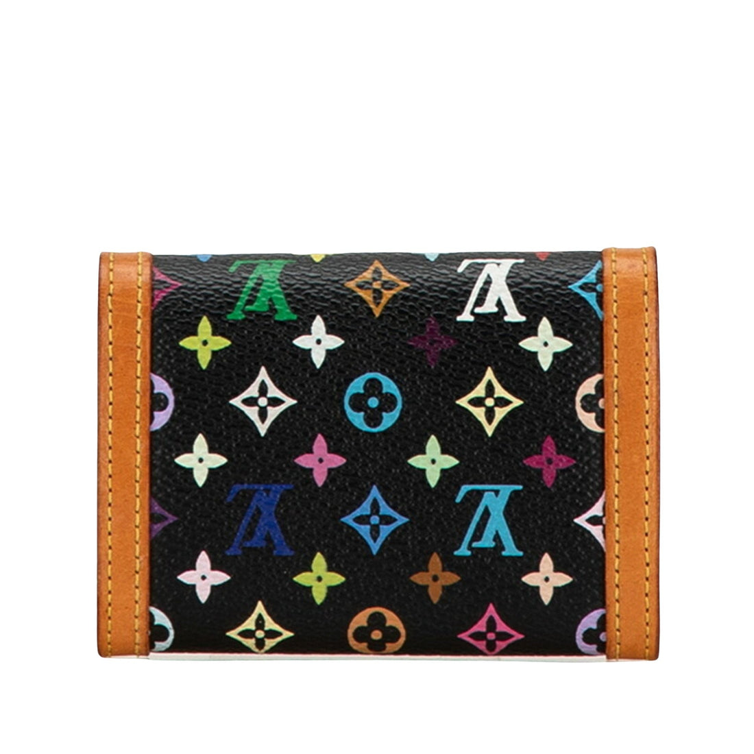 Louis Vuitton Porte Monnaie Plat  Canvas Wallet