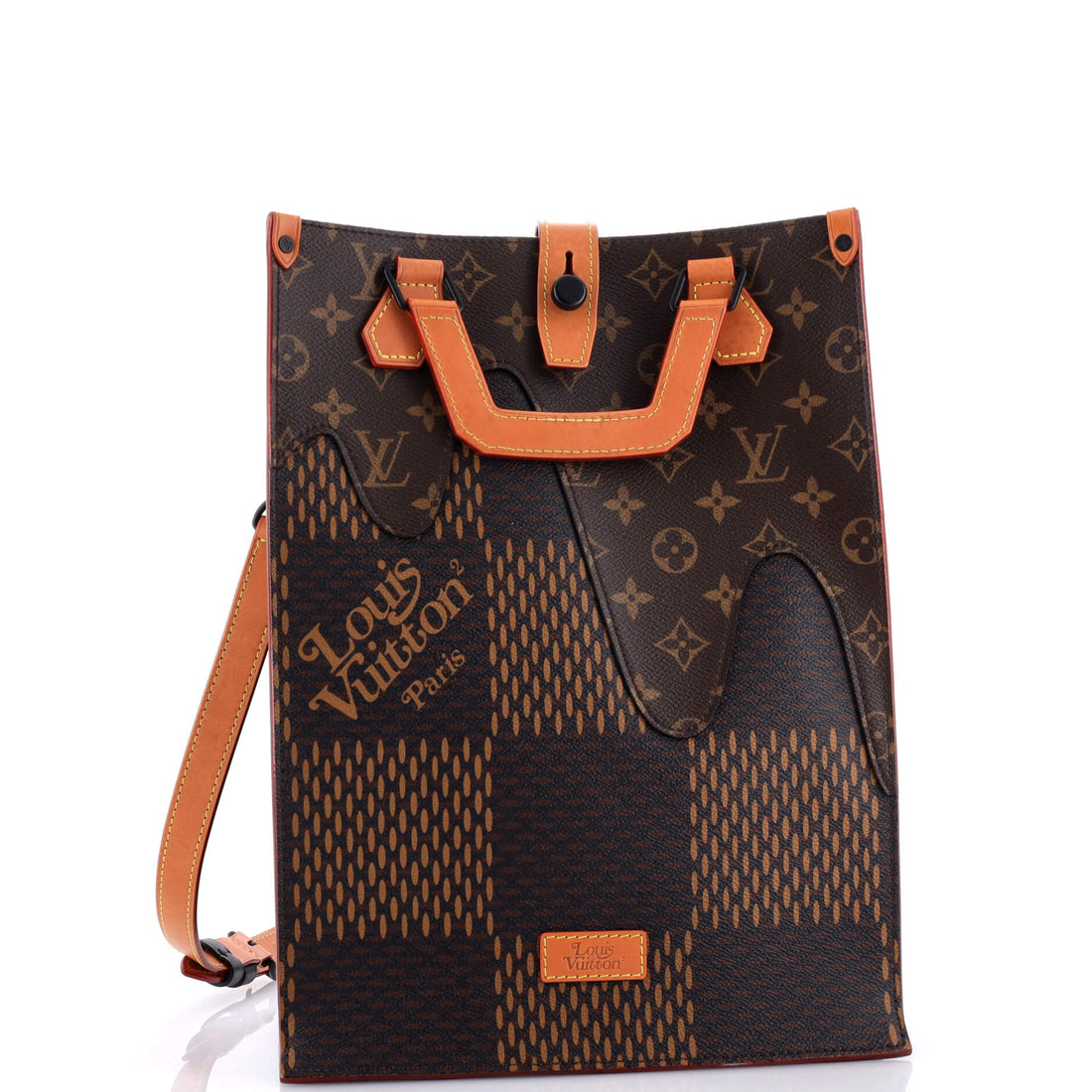 Nigo Tote Limited Edition Giant Damier and Monogram Canvas Mini