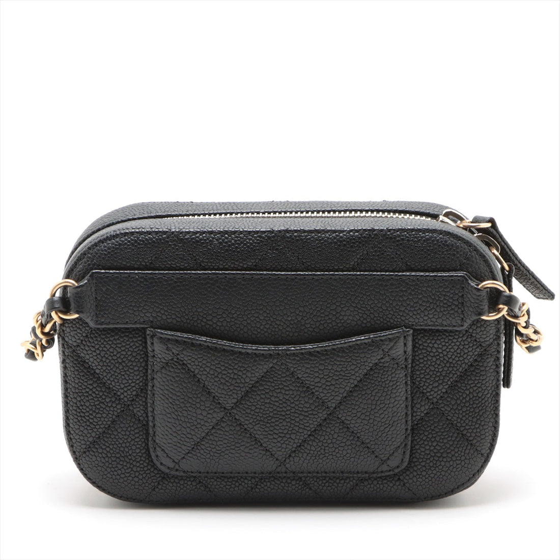 Chanel Matrasse Cavia S Waist Pouch Black Gold  28th