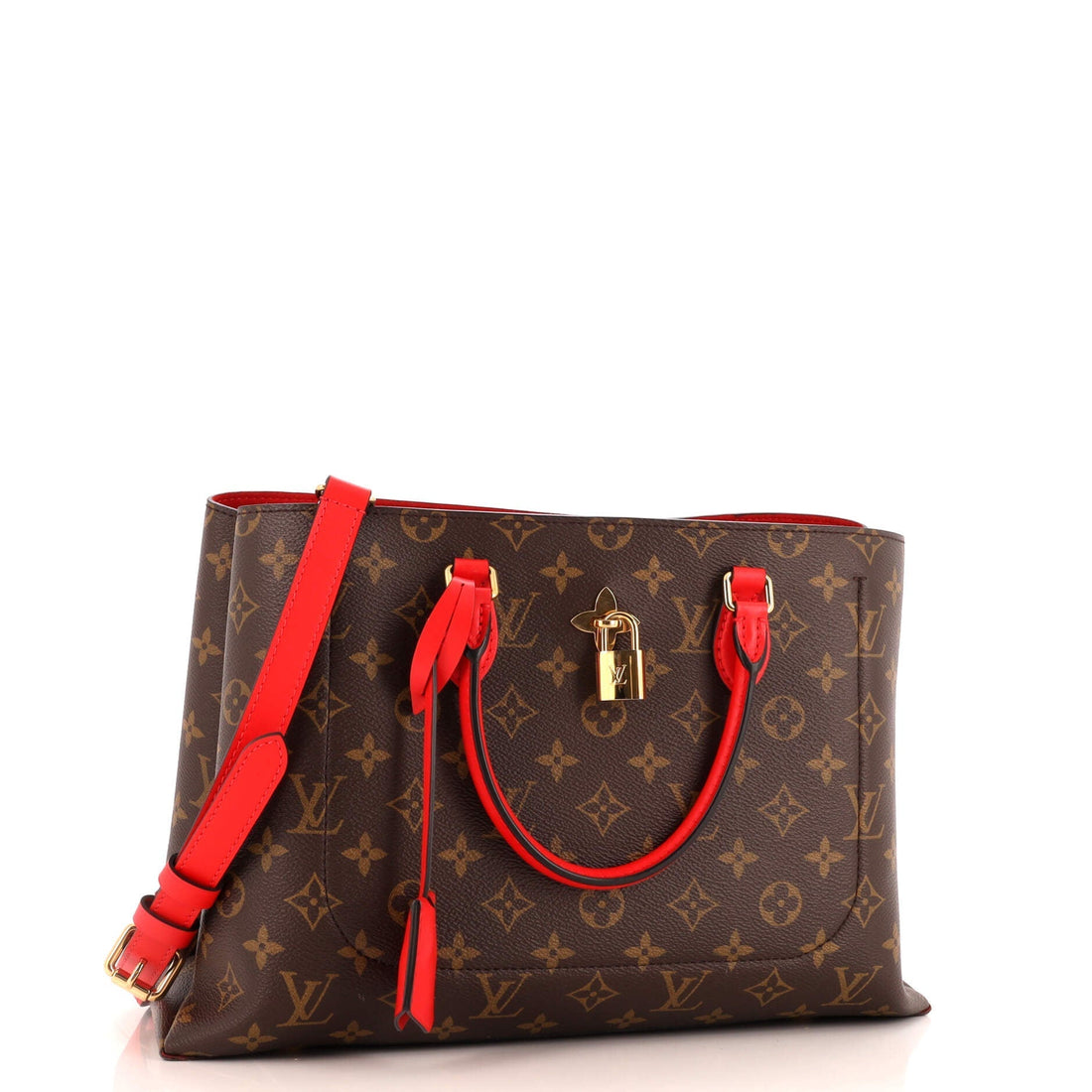 Flower Tote Monogram Canvas