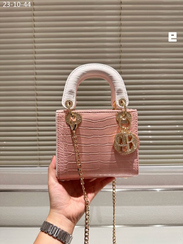 DIR LADY DIOR MICRO BAG PINK 17CM
