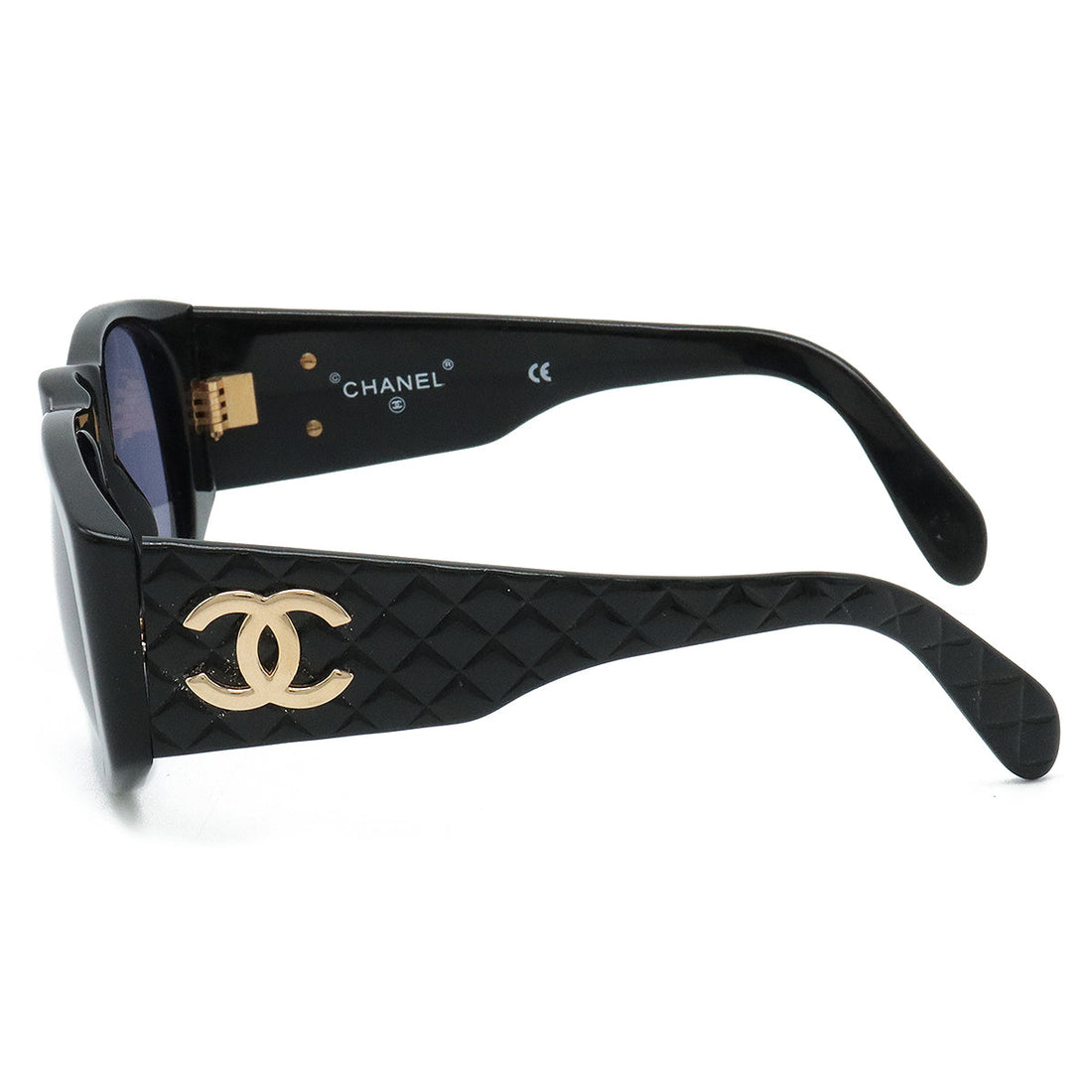 Chanel  Chanel Mattress Cocono mark Sunscreen Blue Morocco Blue Black Black Gold  01450