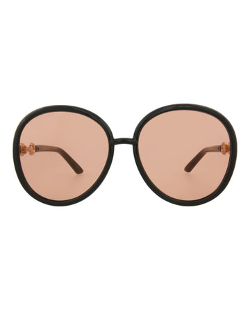 Round-Frame Injection Sunglasses