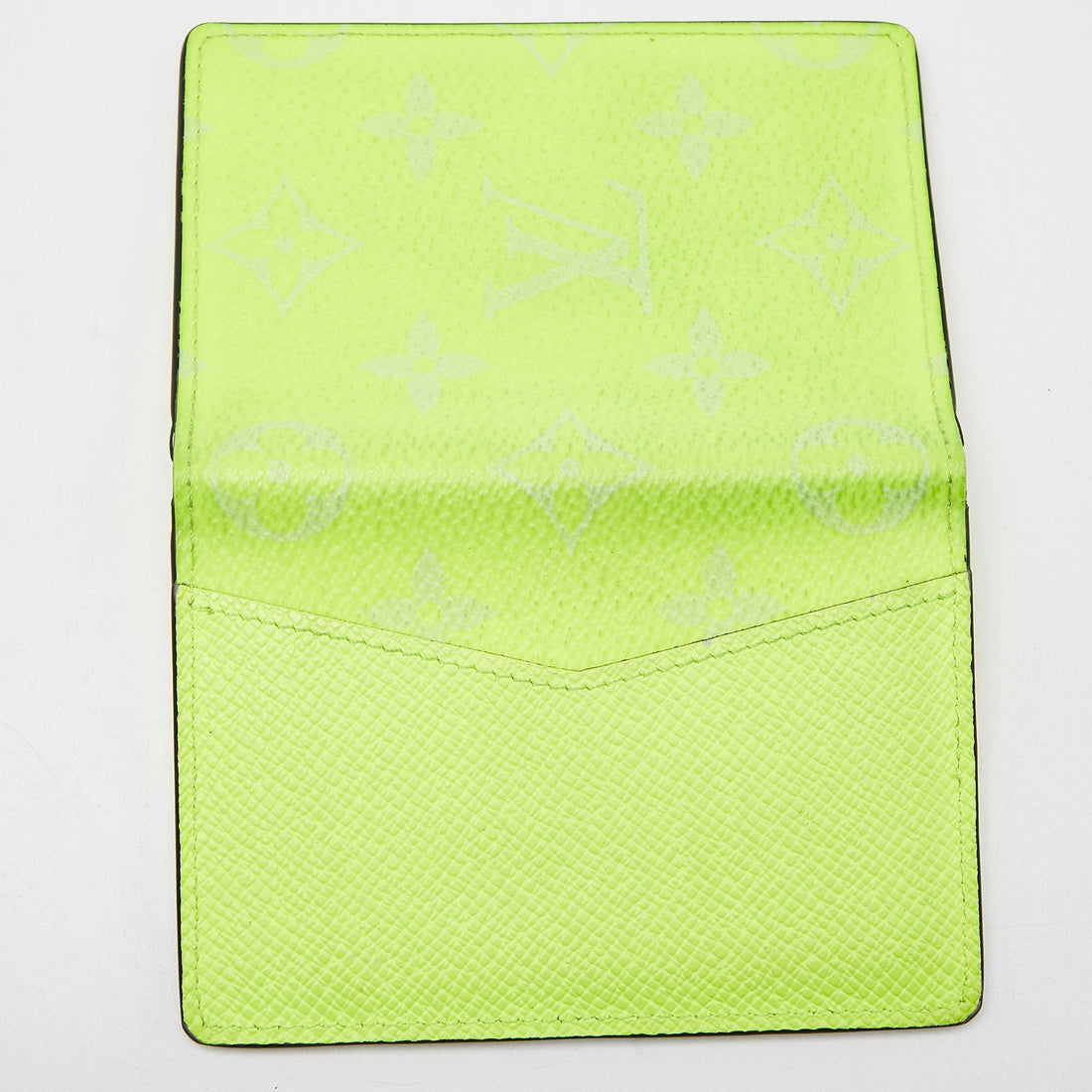 Louis Vuitton Neon Yellow Monogram Canvas Pocket Organizer