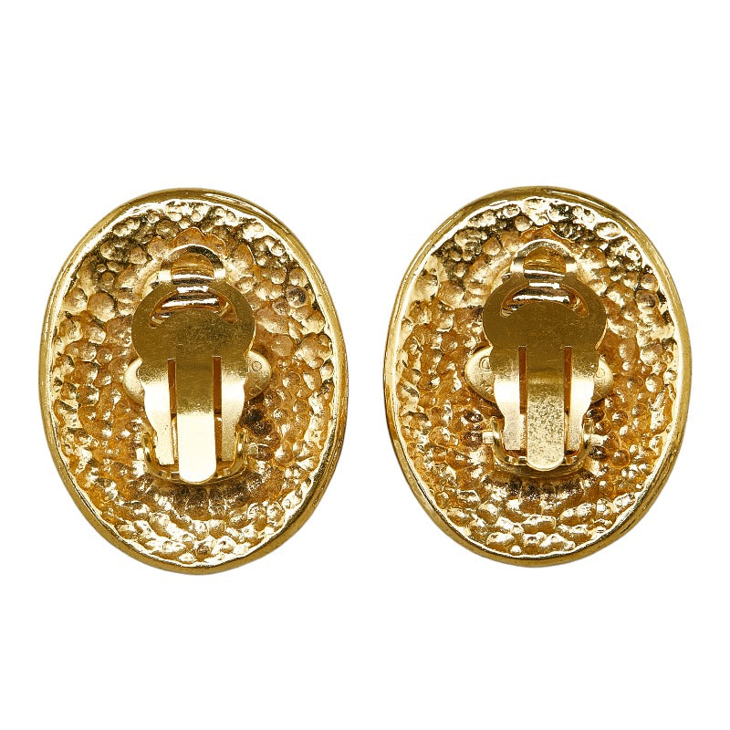 Chanel Cocono mark Drop Earring Gold   Chanel