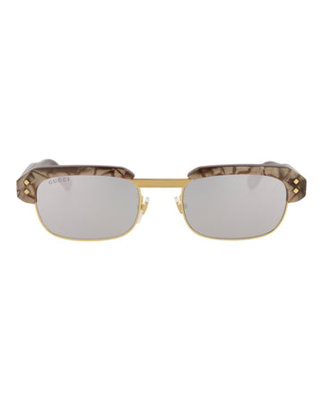 Square-Frame Recycled Acetate Sunglasses