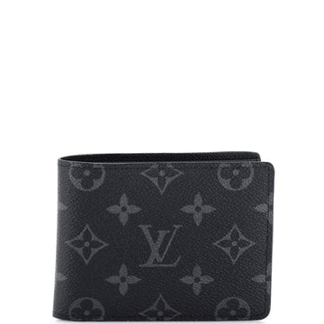 Multiple Wallet Monogram Eclipse Canvas